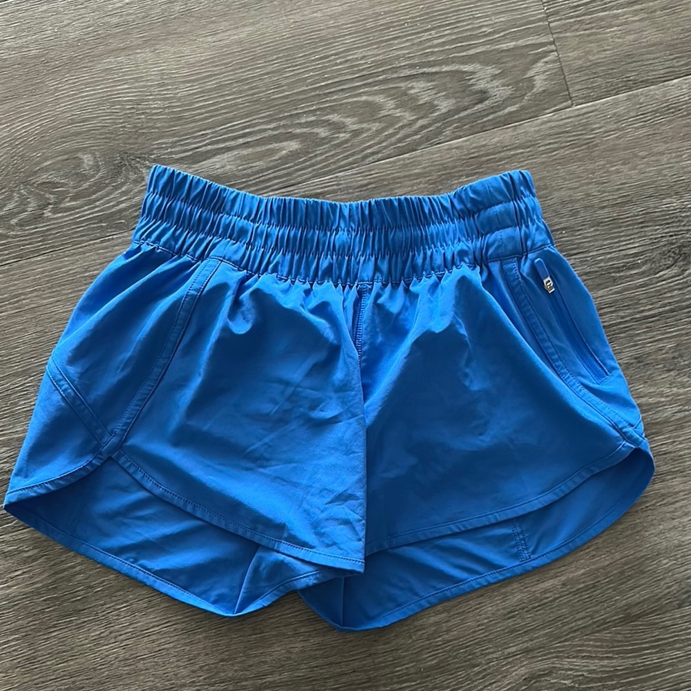 Lululemon Athletica Vibrant Blue Athletic Shorts